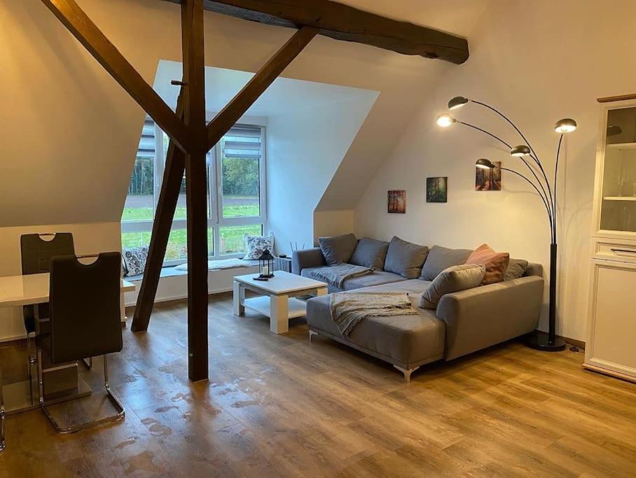 Wunderschoene Ferienwohnung Auf Dem Bauernhof Greven Exterior photo